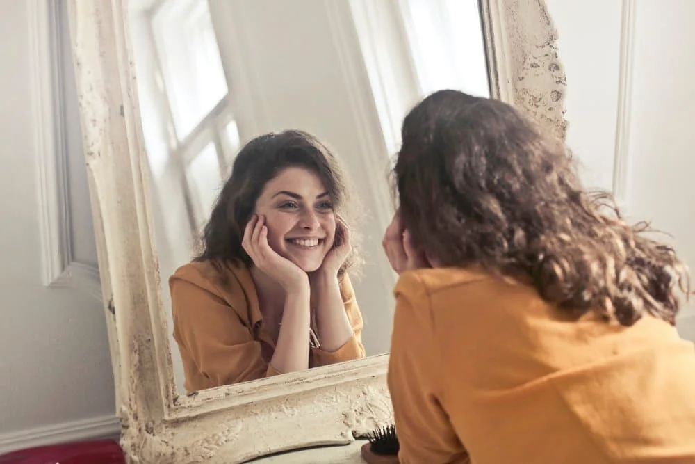 Happy patient after psychiatric care