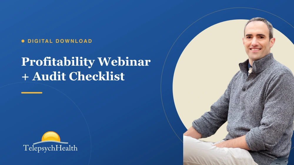 Private Practice Profitability Webinar + Audit Checklist