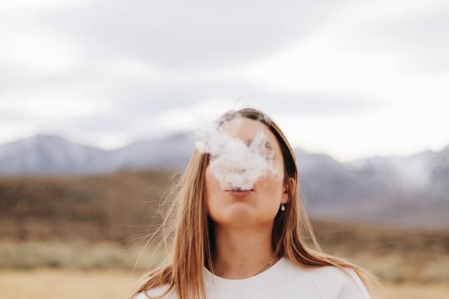 Woman smoking