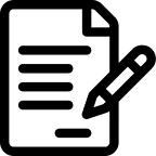 Pen and paper icon