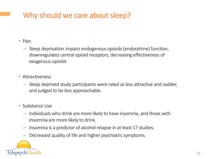 Why should we care about sleep slide presentation