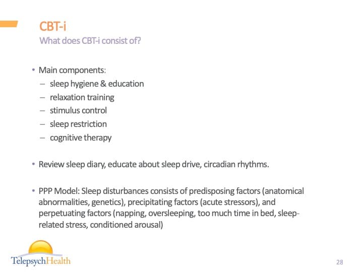 CBT-i slide presentation