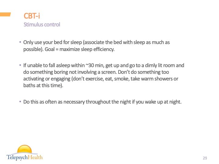 CBT-i slide presentation