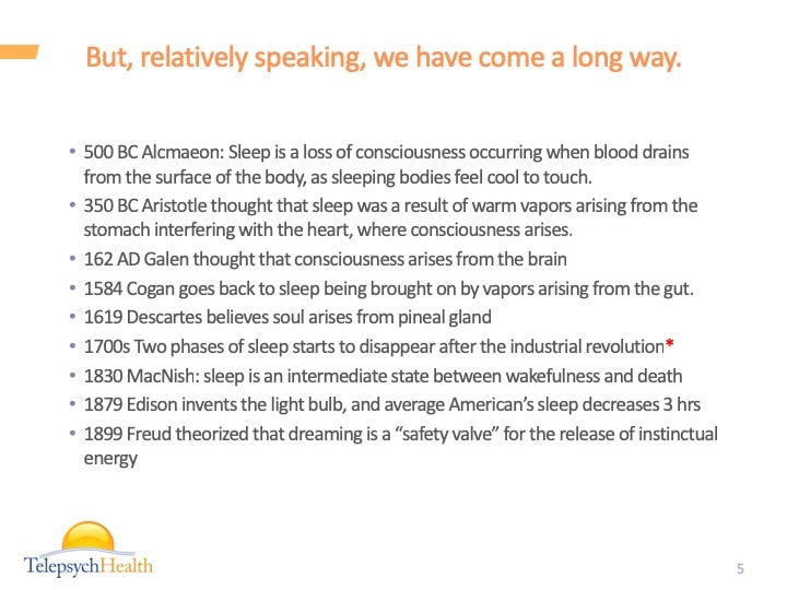 But, relatively speaking, we have come a long way slide presentation