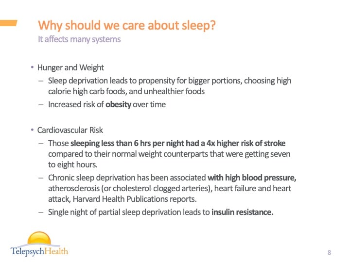 Why should we care about sleep slide presentation