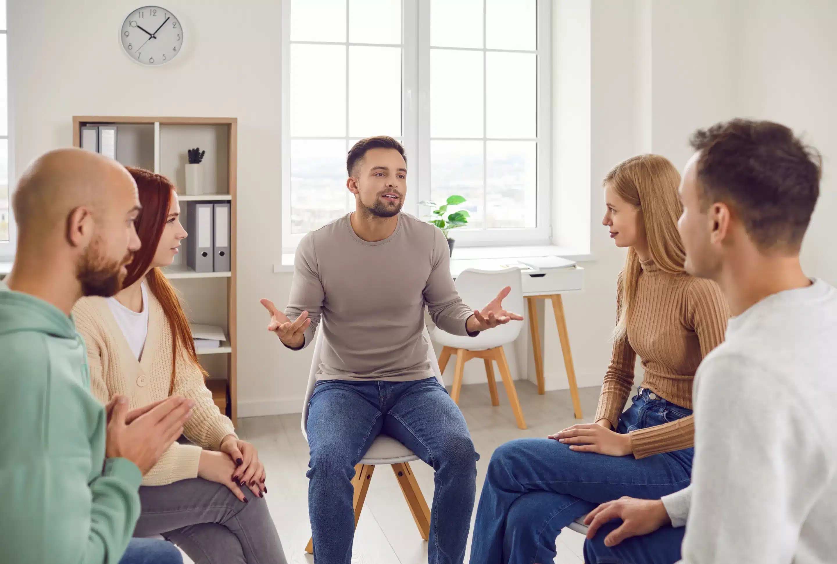 Effects of Percocet (and other opiates) Use a group of people sitting in a circle