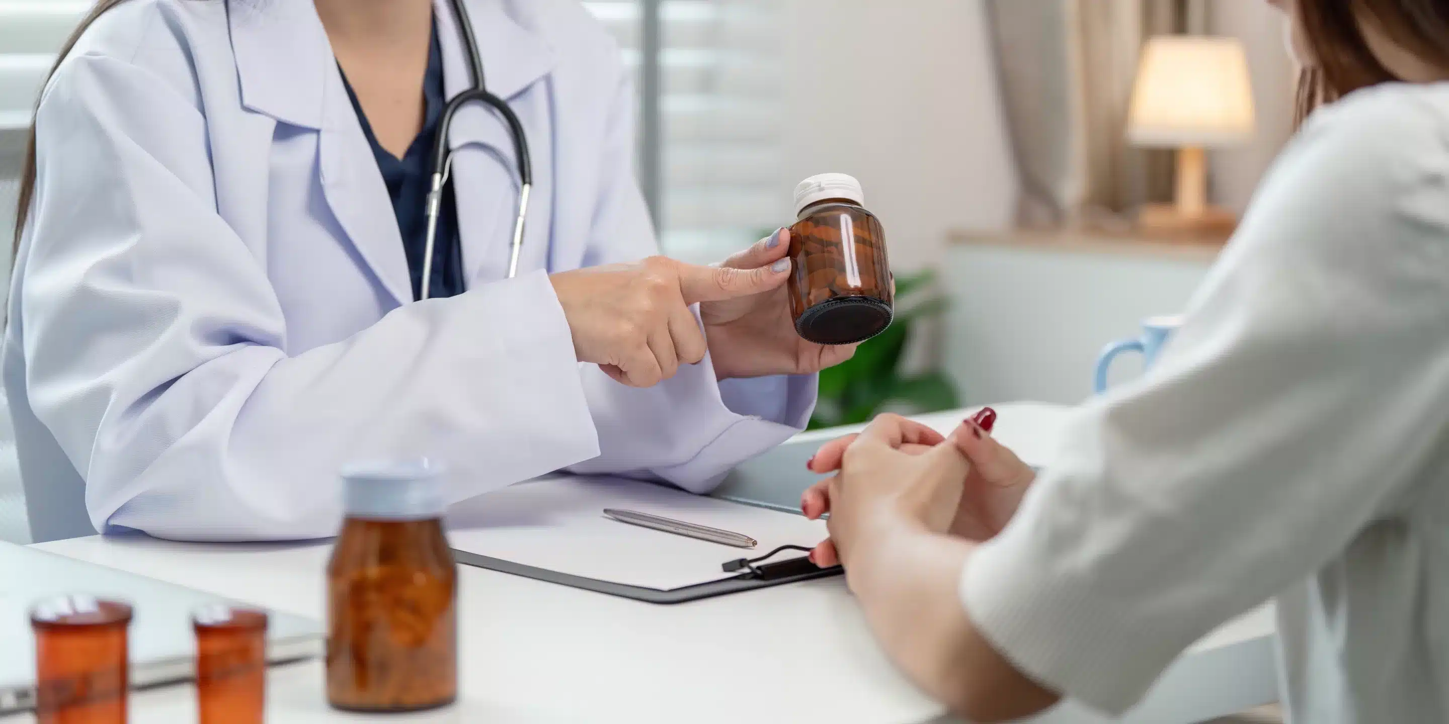 Doctor Consulting Patient on Medication Management for Effective