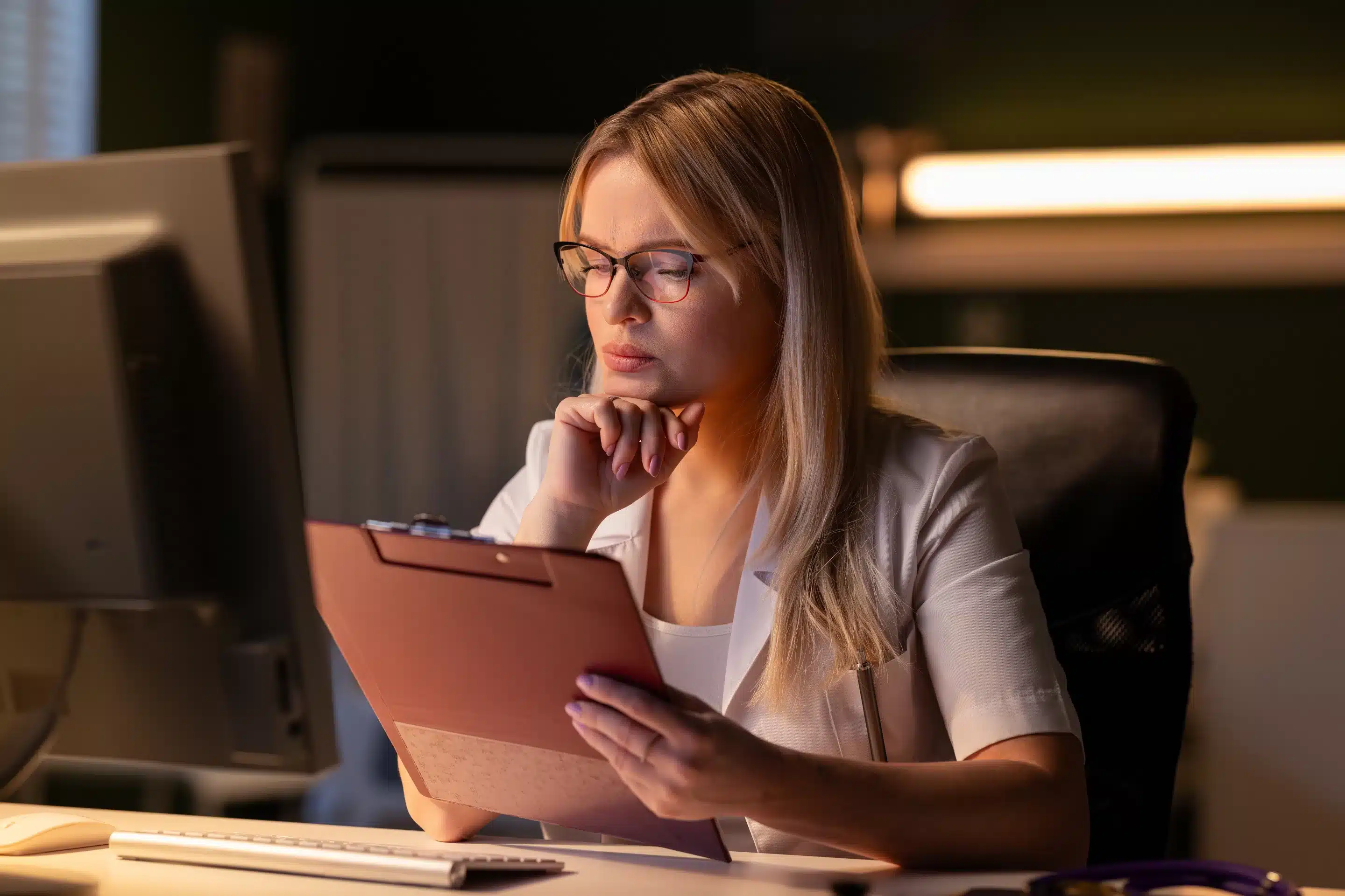 Engaged in a discussion, the doctor explores various treatment options